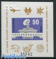 Bulgaria 1979 Post Centenary Imperforated S/s, Mint NH, Science - Telecommunication - Neufs