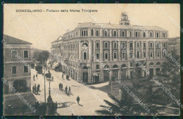 Treviso Conegliano Palazzo Della Marca Trivigiana Cartolina VK0330 - Treviso