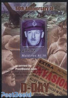 Maldives 2004 D-Day S/s, Sir Frederick Morgan, Mint NH, History - World War II - WW2 (II Guerra Mundial)