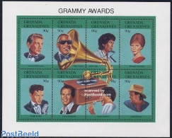 Grenada Grenadines 1992 Grammy Awards 8v M/s, Mint NH, Performance Art - Music - Popular Music - Música