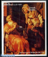 Grenada Grenadines 1993 Rembrandt Painting S/s, Mint NH, Art - Paintings - Rembrandt - Grenade (1974-...)