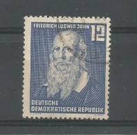 DDR 1952 F.L. Jahn  Y.T. 73 (0) - Oblitérés