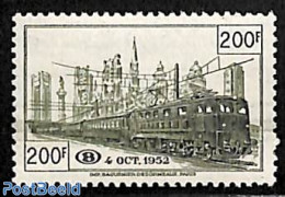 Belgium 1953 Railway Stamp, North South Line 1v, Mint NH, Transport - Railways - Ongebruikt