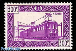 Belgium 1952 Railway Stamp 1v, Mint NH, Transport - Railways - Nuevos