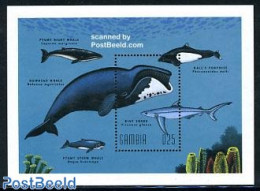 Gambia 1995 Sea Mammals S/s, Mint NH, Nature - Sea Mammals - Gambia (...-1964)