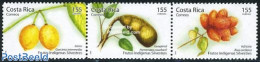 Costa Rica 2006 Fruits 3v [::], Mint NH, Nature - Fruit - Obst & Früchte