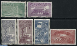 Romania 1939 Railways 70th Anniversary 6v, Mint NH, Transport - Railways - Neufs