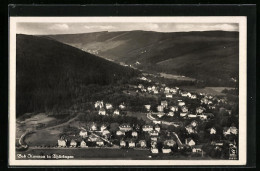 AK Bad Ilmenau / Thüringen, Gesamtansicht, Luftbild  - Ilmenau