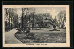 AK Wiesbaden, Hotel Kaiserhof Mit Anlagen  - Wiesbaden