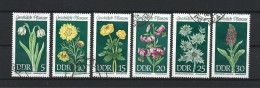 DDR 1969 Protected Plants Y.T. 1152/1157 (0) - Oblitérés