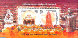 India 2019 Jallianwala Bagh Massacre S/s, Mint NH - Unused Stamps