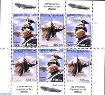 Central Africa 2020 Zeppelin M/s, Mint NH, Transport - Zeppelins - Zeppelins