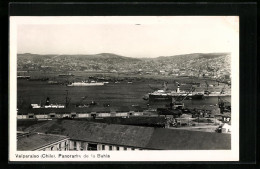 AK Valparaiso, Panorama De La Bahia  - Cile