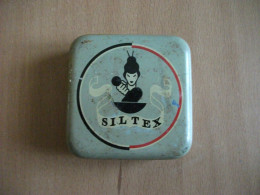 Boîte En Métal Ancienne - Ruban Pour Machine à écrire - Siltex - Typewriter Ribbon - Cajas