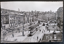 ZURICH - BAHNHOFPLATZ - Viaggiata 1956 - Zürich