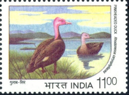 INDIA 1994 Endangered Water Birds 1v STAMP MNH "WITHDRAWN" ISSUE As Per Scan - Oies