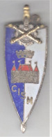 CISM. Centre D'Instruction Du Service Du Matériel. Châteauroux. émail Grand Feu. D.2206. - Armée De Terre