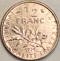 France - 1/2 Franc 1971, KM# 931.1 (#4290) - 1/2 Franc