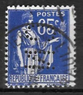 796	N°	365	Perforé	-	CN 278	-	COMPTOIR NATIONAL D'ESCOMPTE - Used Stamps