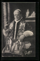 AK Papst Pius XI. Mit Prunkvoller Stola  - Popes