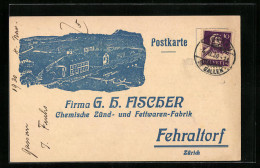 AK Fehraltorf, Firma G. H. Fischer, Chemische Zünd- Und Fettwaren-Fabrik  - Autres & Non Classés