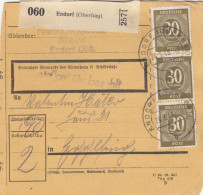 Paketkarte 1948: Nach Gräfelfing Von Endorf - Lettres & Documents