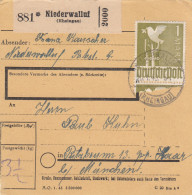 Paketkarte 1948: Niederwalluf /Rheingau Nach Putzbrunn - Briefe U. Dokumente