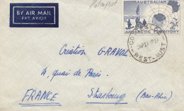 Australia: 1957: Air Mail To France - Sonstige & Ohne Zuordnung