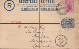 Australia 1910: Registered Letter Wellington To Southport - Other & Unclassified