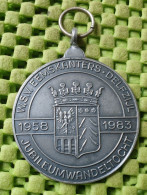 Medaile :  W.S.V Eemskanters Delfzijl 1958 - 1983 , Jubileumwandeltocht  -  Original Foto  !!  Medallion  Dutch - Andere & Zonder Classificatie