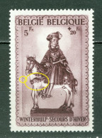 Belgique   592A V2    * *  TB    Griife Sous Le Museau Et Griffe Oblique Au Poitrail   - 1931-1960