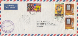 Benin Air Mail Cover Sent To Denmark 21-1-1985 Topic Stamps - Benin – Dahomey (1960-...)