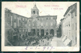 Ancona Senigallia Palazzo Comunale ABRASA Cartolina VK1595 - Ancona