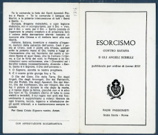 °°° Santino N. 9183 - Esorcismo °°° - Religion &  Esoterik