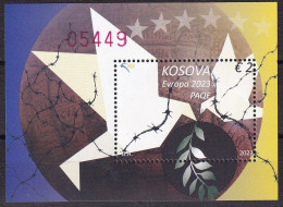 KOSOVO 2023,EUROPA CEPT,PEACE,BIRDS, BLOCK,MNH - 2023