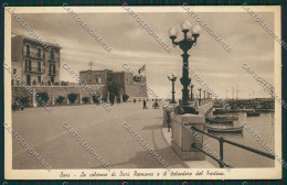 Bari Città Colonne Bari Romana PIEGHINE Cartolina ZC1833 - Bari