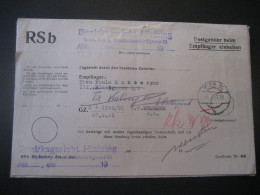 Österreich 1949- RSb- Brief Vom Bezirksgericht Hietzing Gelaufen 1951 Mit Porto MiNr. 249 Von Wien XIII Nach Wien III - Portomarken