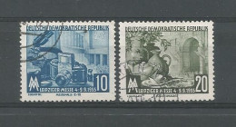 DDR 1955 Leipziger Herbstmesse Y.T. 213/214 (0) - Oblitérés