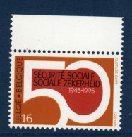 Belgique België, **, Yv 2588, Mi 2640, SG 3255, Sécurité Sociale, - Neufs