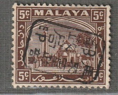 SELANGOR - OCCUPATION JAPONAISE - N°4 * (1942) 5c Brun - Occupazione Giapponese