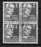 SBZ: MiNr. 327, Gestempelt Viererblock, 1953, Berlin Sonderstempel - Afgestempeld