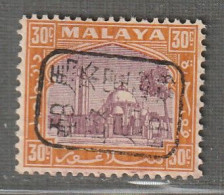 SELANGOR - OCCUPATION JAPONAISE - N°11 ** (1942) 30c Orange Et Brun-violet - Occupazione Giapponese