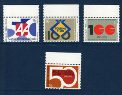 Belgique België, **, Yv 2585, 2586, 2587, 2588, Mi 2637, 2638, 2639, 2640, SG 3252, 3253, 3254, 3255, - Unused Stamps