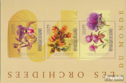 Guinea 9958-9960 Kleinbogen (kompl. Ausgabe) Postfrisch 2013 Orchideen - Guinée (1958-...)