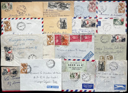 SP LOT DE 16 ENVELOPPES GABON AEF  / LOT N° 493 - Covers & Documents