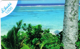 NOUVELLE CALEDONIE NEW CALEDONIA Telecarte Phonecard Prepayee Prepaid Liberte 1000 F Plage Ex.2012 UT BE - Nuova Caledonia