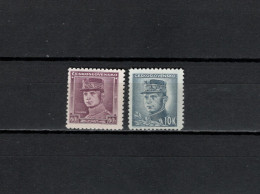 Czechoslovakia 1935/1945 Space, Milan Rastislav Stefanik 2 Stamps MNH - Europa