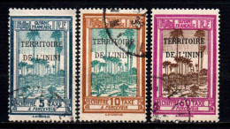 Inini  - 1932  -  Timbres Taxe  N° 1/2/5 - Oblit - Used - Used Stamps