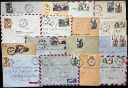 SP LOT DE 16 ENVELOPPES GABON AEF  / LOT N° 492 - Briefe U. Dokumente