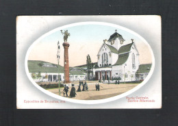 BRUSSEL - EXPOSITION DE BRUXELLES 1910 - PARTIE CENTRALE. SECTION ALLEMANDE  - 1910 (12.312) - Expositions Universelles